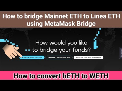 How to bridge ETH from Mainnet to Linea Network using MetaMask Bridge via Hop Exchange