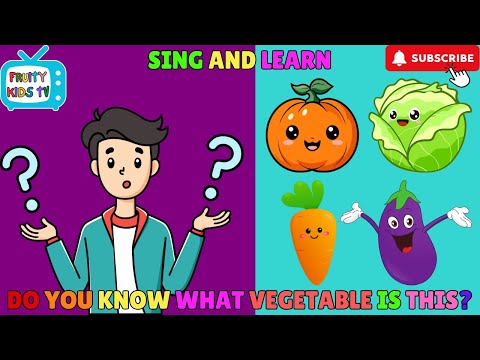 Vegetables song for kids, Do You Know What Vegetable is this?🤔🥕 Fun Food Challenge for Kids! #veges