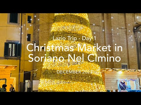 Christmas Market in Soriano Nel Cimino, Italy