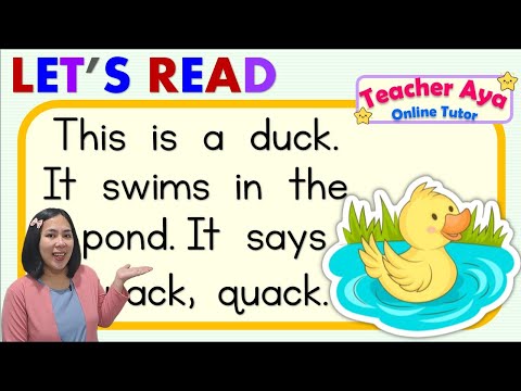 Practice Reading | Reading lesson for kids | Animals short stories | Be a fast Reader | Teacher Aya