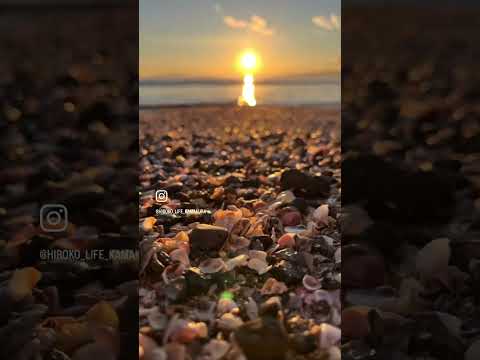 鎌倉 正月三ヶ日の夕陽