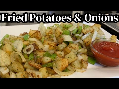 Crispy Delicious Fried Potatoes And Onions