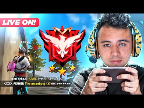 🟢DUO DE MILHÕES🤩FOCO NO DESAFIANTE😤REACT E SALINHA - FISHER AO VIVO FREEFIRE