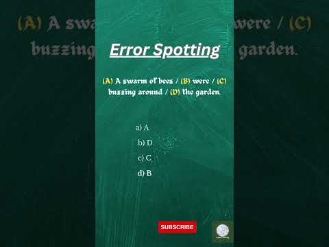 Error Spotting Asked In SSC exams| Sentence improvement #ssc #english #leanenglish #learn #language