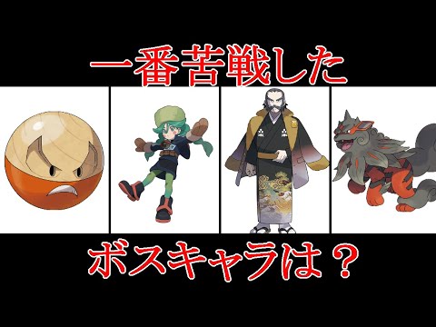 LEGENDSアンケート（9）一番苦戦したボスキャラは誰ですか？