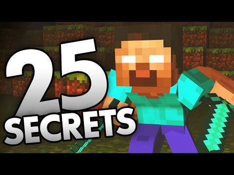 25 AWESOME Minecraft Secrets! ⛏😱🤯