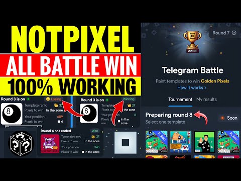 Not Pixel Battle Win Trick | Win Notpixel Tournament | Notpixel Battle Winning Process