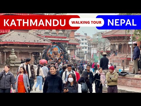 City Over 2000 Years Old: KATHMANDU 2024🇳🇵 NEPAL 2024 WALKING tour