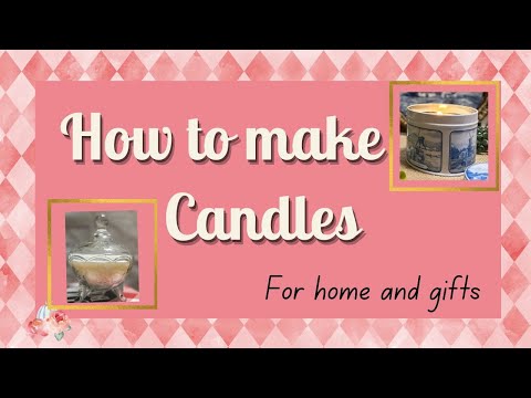 How to DIY candles, that you will love, in your home.  Easy guide for the total beginner.