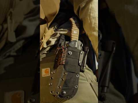 😱 Amazing! MSK-1 Survival Knife Sheath is Crazy Adaptable #shorts #survival #knife #shortsvideo