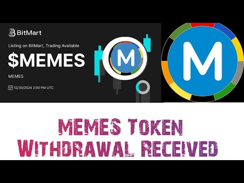 MEMES Token Received How || MEMES Withdrawal Update BitMartExchange || Telegram Tap to Earns