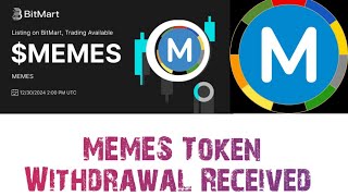 MEMES Token Received How || MEMES Withdrawal Update BitMartExchange || Telegram Tap to Earns