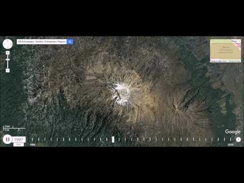 Mount Kilimanjaro, Tanzania - Shrinking Ice Cap Time Lapse