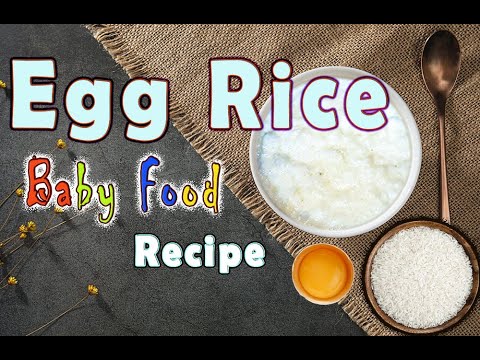 Egg Rice Recipe for Baby || 8months + Baby Food || Healthy Weight gain breakfast