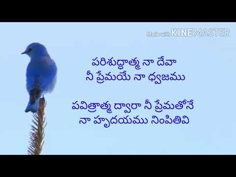 Parishudhathma na deva lyrics# పరిశుద్ధాత్మ నా దేవా#telugu christian song#tpm