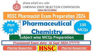 Pharmaceutical Chemistry MCQs HSSC Pharmacist exam preparation 2024 #hsscpharmacists#hssc