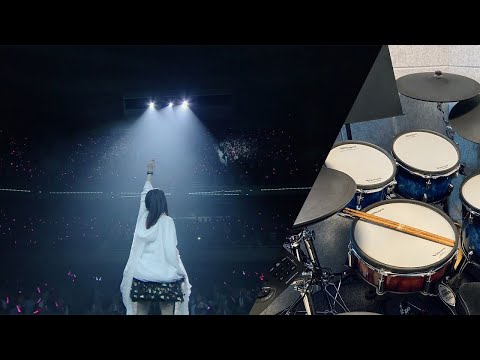 LiSA - 無色透明 | を叩いてみた/Drum Cover (with lyrics)