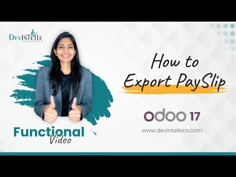 How to Export PaySlip in odoo | Export Employee payslip odoo