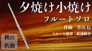 【夕焼け小焼け】フルートソロ　#秋の歌 #フルート