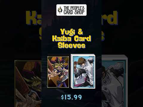 Yugi & Kaiba Card Sleeves! #pokemon #youtubeshorts #viralyoutubeshorts #trendingshorts