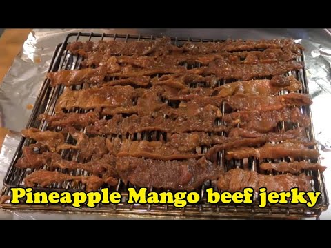 mango pineapple beef jerky recipe