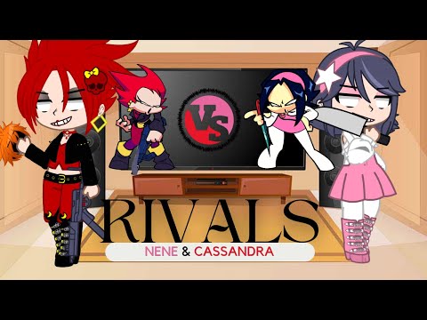 Nene and Cassandra React - Friday Night Funkin Rivals DEMO - Nene vs Cassandra - FNF Mod