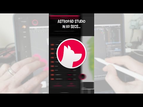 A glimpse at Astropad Studio for iPad #shorts