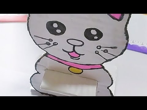 How to make phone holder with paper | origami craft | Easy craft ideas| paper craft | DIY