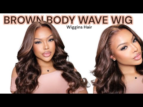 IT CAME PRE CURLED❗️DARK BROWN HD LACE BODY WAVE WIG | START TO FINISH INSTALL - WIGGINS HAIR