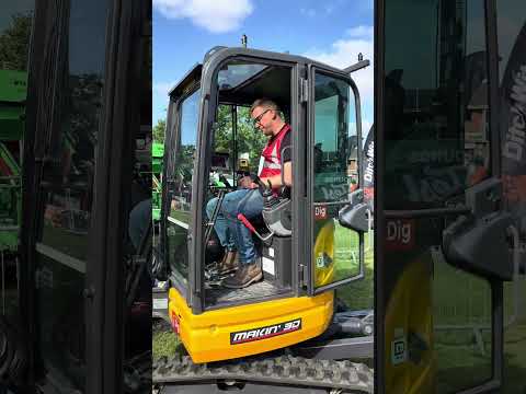 POWERFUL Heavy Equipment! ENGCON Tilt Rotator in Action 🪄 #excavator #digger #construction