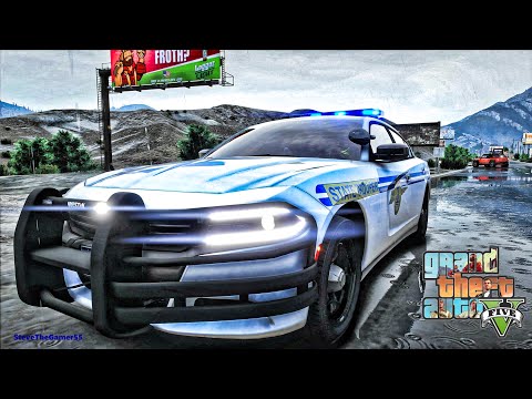 Playing GTA 5 As A POLICE OFFICER Highway Patrol|| ARKANSAS|| GTA 5 Mod| 4K