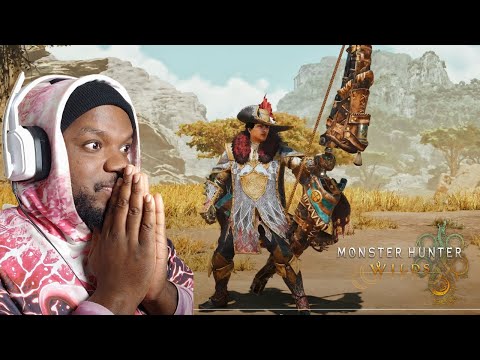 Monster Hunter Wilds Trailer Reaction  NEW Bow Gameplay, New Move Set, NEW Armor Set, and more