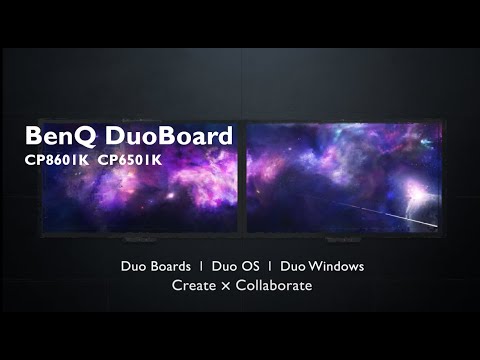 BenQ DuoBoard interactive smart board - CP8601K/ CP6501K