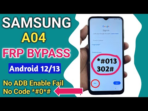 Samsung Galaxy A04 Frp Bypass 2024 Android 13 Without Pc || Talkback Not Working