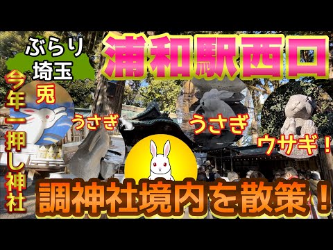 【ぶらり.埼玉】浦和駅西口から行ける今年のトレンド神社 調神社境内を散策!(再アップ)