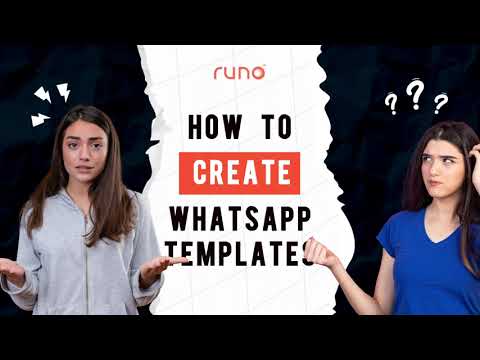 How to create Whatsapp templates | Web Version | Runo