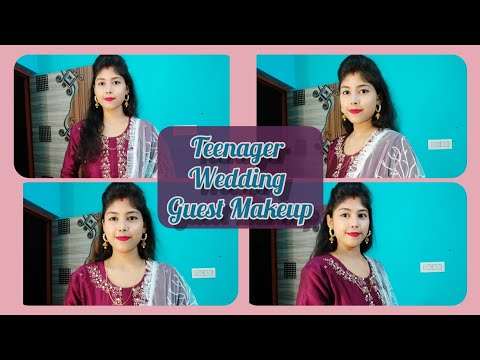 Teenager Wedding Guest Makeup//বিয়ে বাড়ির সাজ//Makeup look 2022