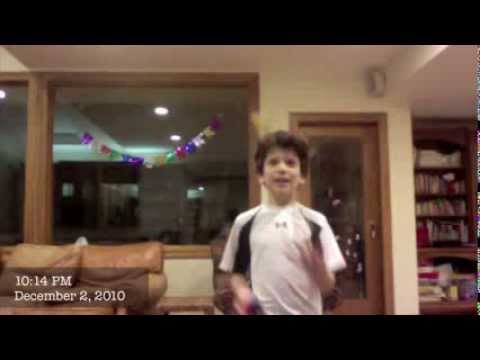 Nine-year old juggler