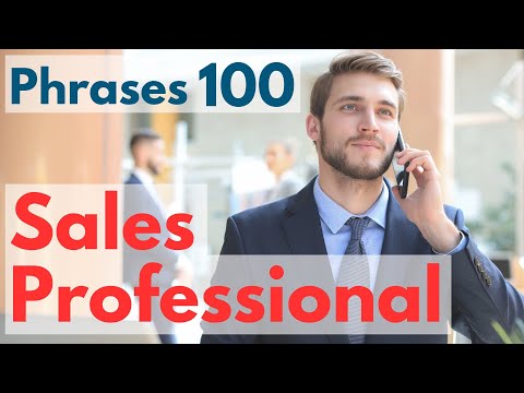 Professional Business Sales Phrases 100 | Business English Learning