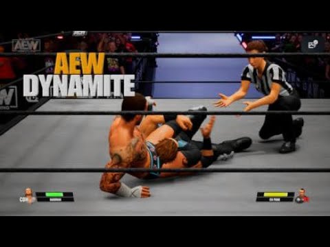 AEW DYNAMITE CM PUNK AND ADAM PAGE GET INTO A BRAWL!!!!!!!!!!!!!