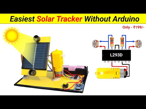 How to make Solar Tracker without using Arduino || Science Project || SKR Electronics Lab