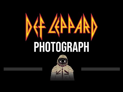 Def Leppard • Photograph (CC) 🎤 [Karaoke] [Instrumental Lyrics]