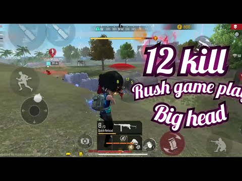 #12kills #rushgameplay #proplayer #bighead #freefire #ff