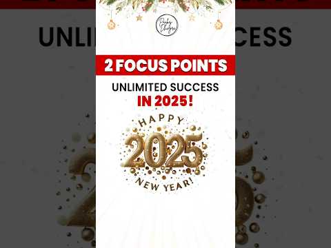 Missed These in 2024? Focus on THIS for 2025! 🎯✨ | Happy New Year! | Pankaj Dhingra