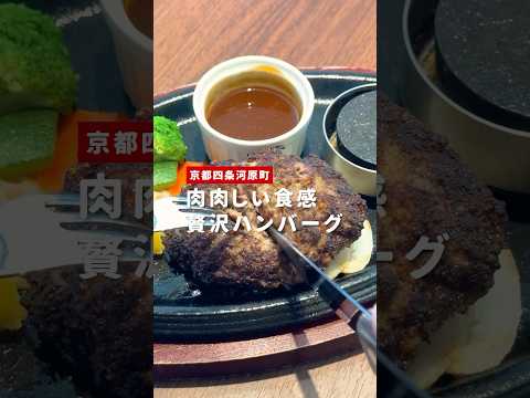 肉肉しい食感 贅沢ハンバーグ / 和牛ステーキHIRO 四条河原町店