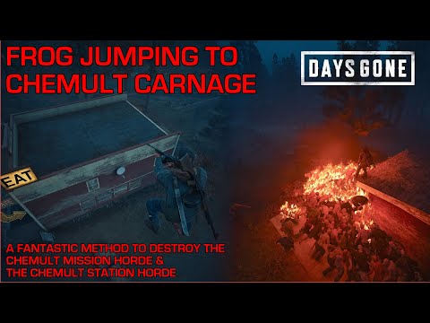 Days Gone - Frog Jumping For Chemult Mission Horde Carnage. "You Alone I have Seen" DESTROYED.