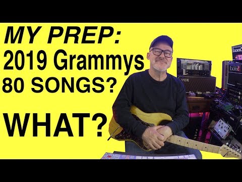 Grammy Awards 2019 | Pre-show | Learning 75-80 songs | Tim Pierce | Guitar Lesson