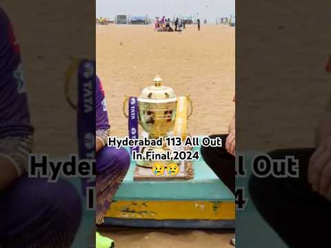 Hyderabad 113 All Out 2024 💔💔 #trending #ytshorts #hyderabadipl2024