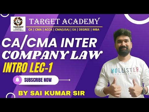 CMA INTER G1 MARVEL BATCH COMPANY LAW INTRO LEC-1 #cmainter #icmai #cma #claw #exam #ca #cmalaw #law