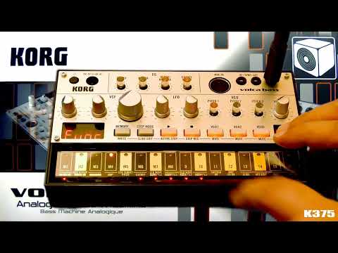 music instruments : Korg volca bass synthesizer